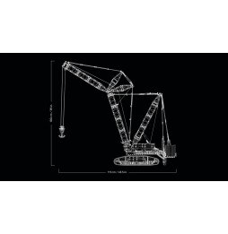 LEGO 42146 Macara pe șenile Liebherr LR 13000