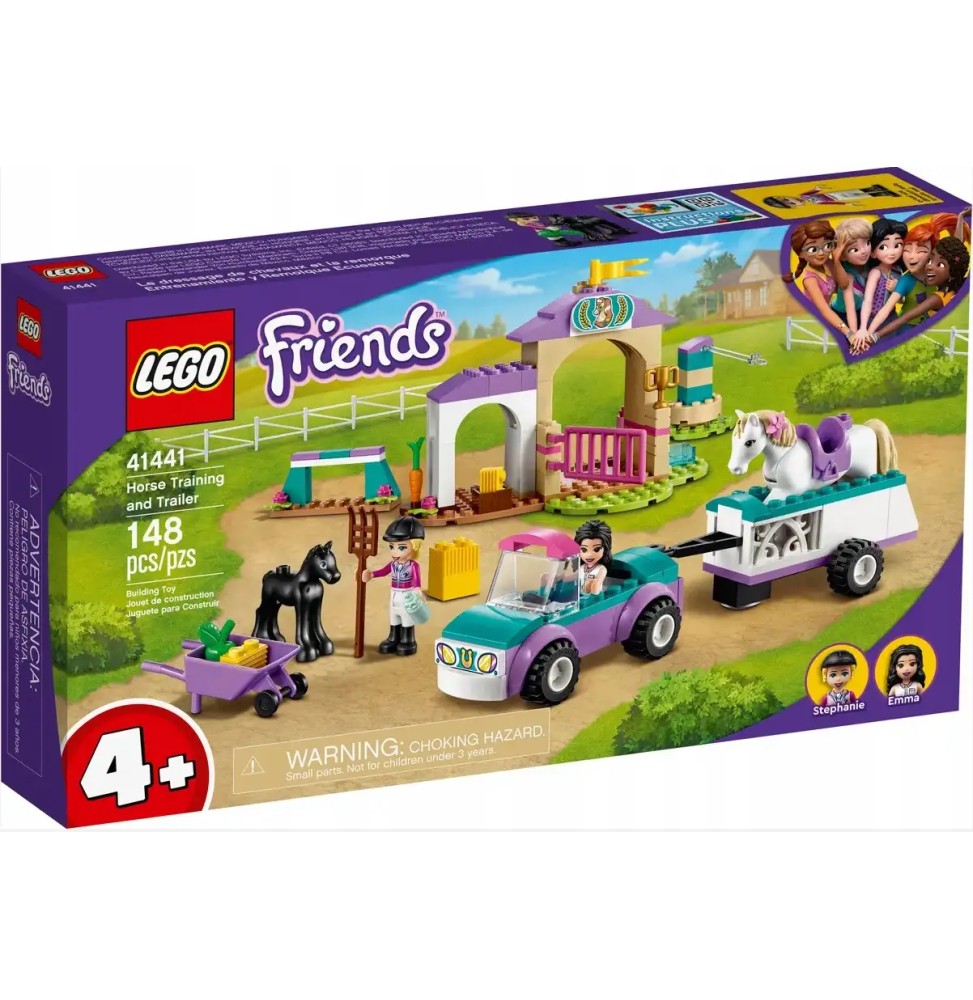 LEGO Friends Școală de echitație și remorcă 41441