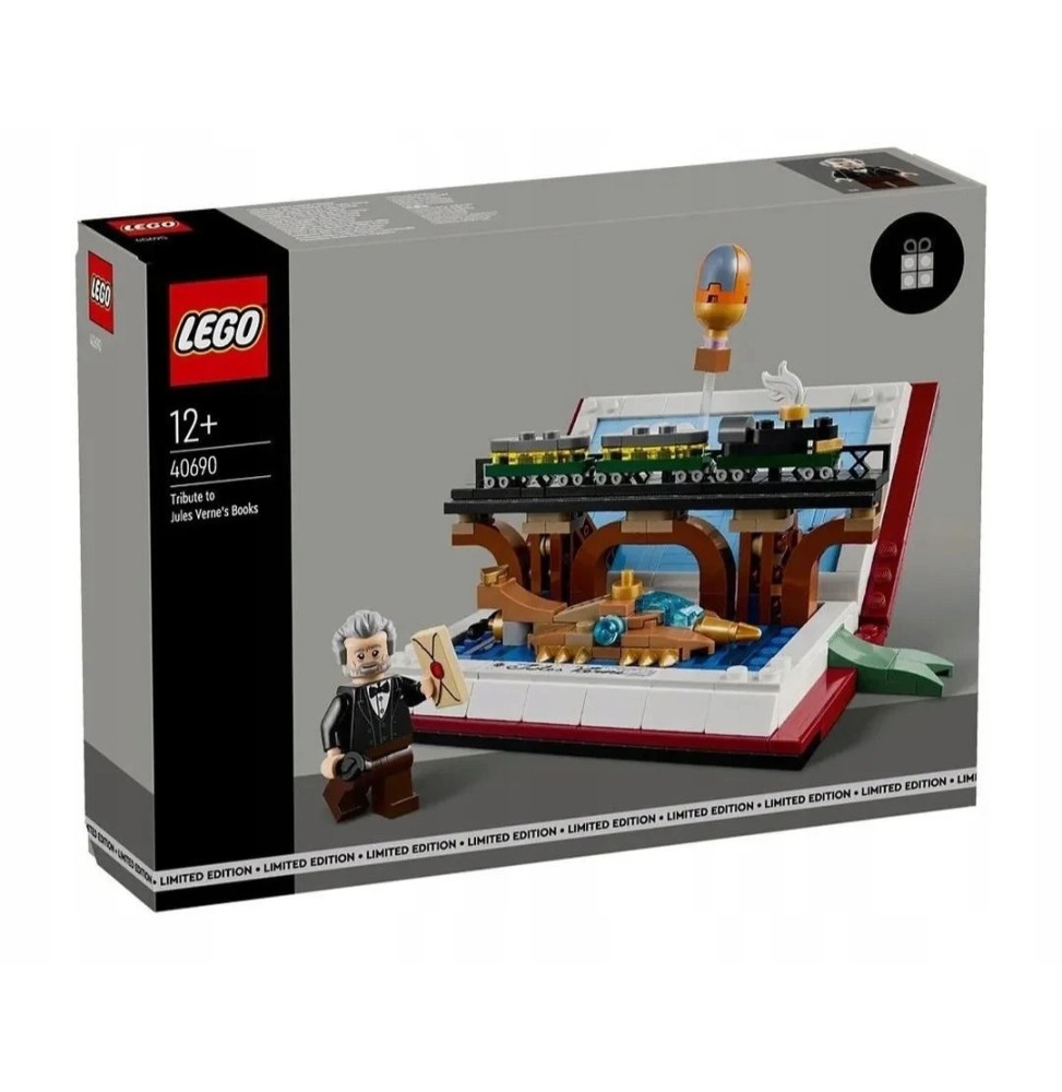 LEGO 40690 Hołd dla książek Julesa Verne’a