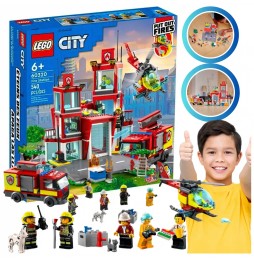 LEGO City Pompierii 540 piese Set