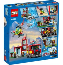 LEGO City Remiza Strażacka 540el Zestaw Klocków