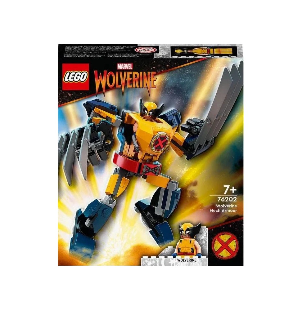 LEGO Marvel armura mecanică a lui Wolverine 76202