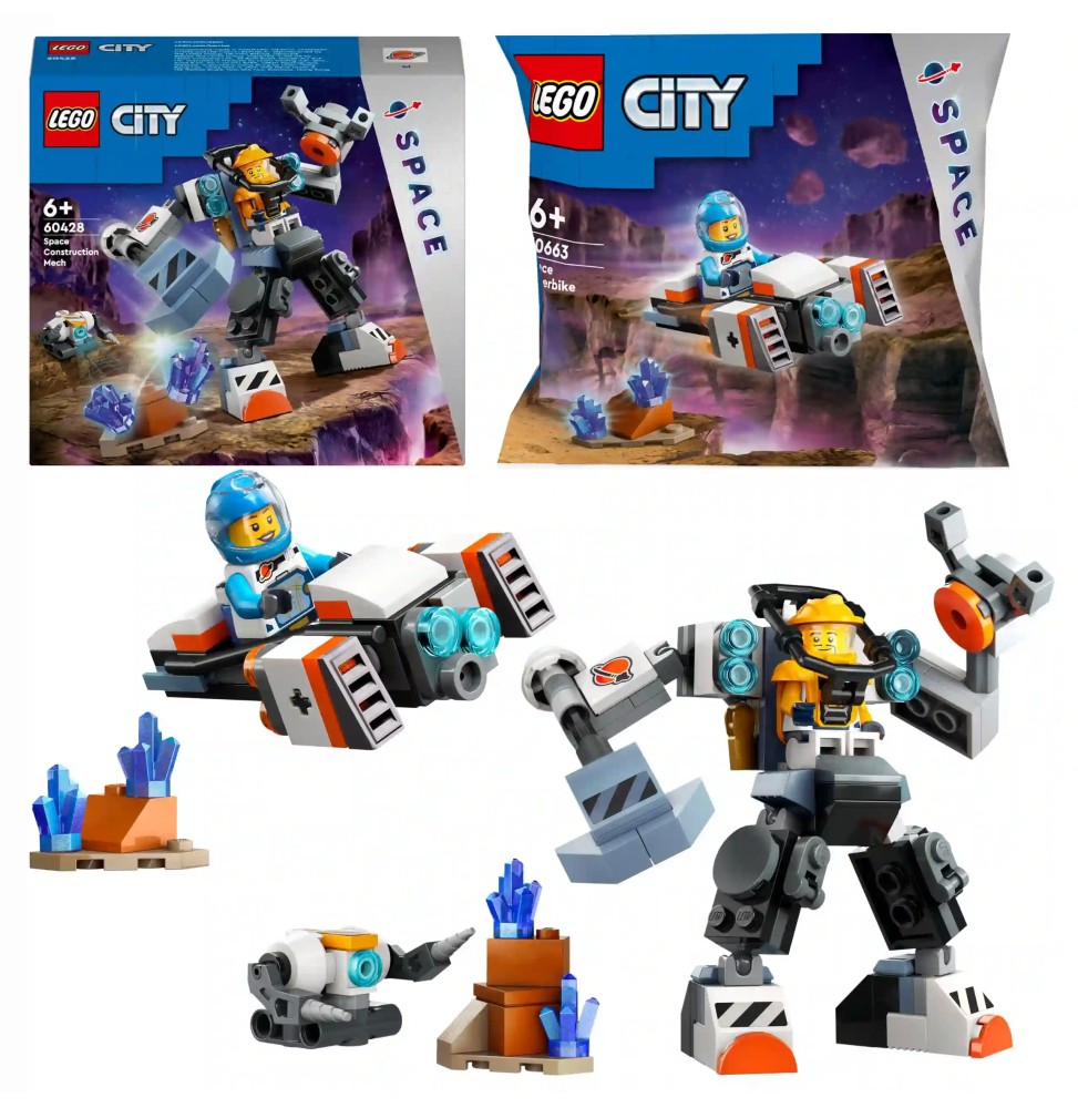 LEGO 30663 City - Space Motorcycle and Mech