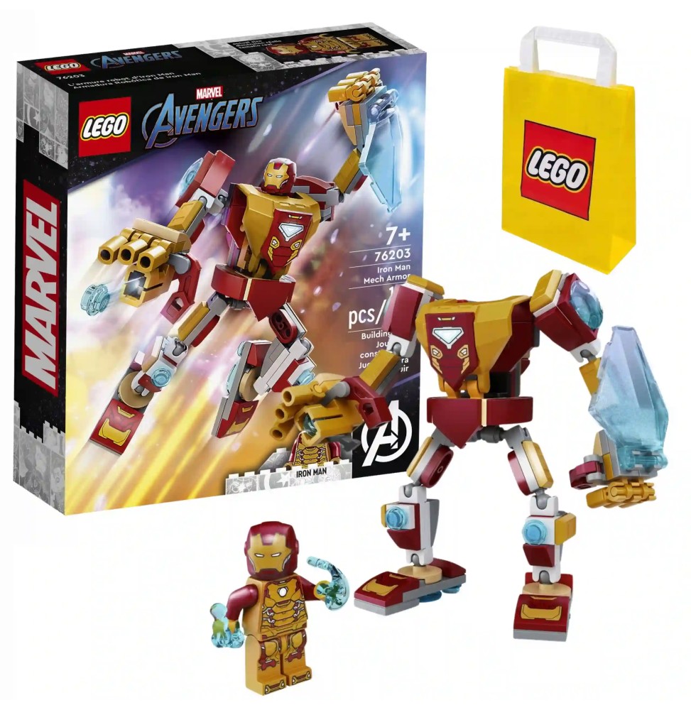 LEGO Marvel Mechaniczna zbroja Iron Mana 76203