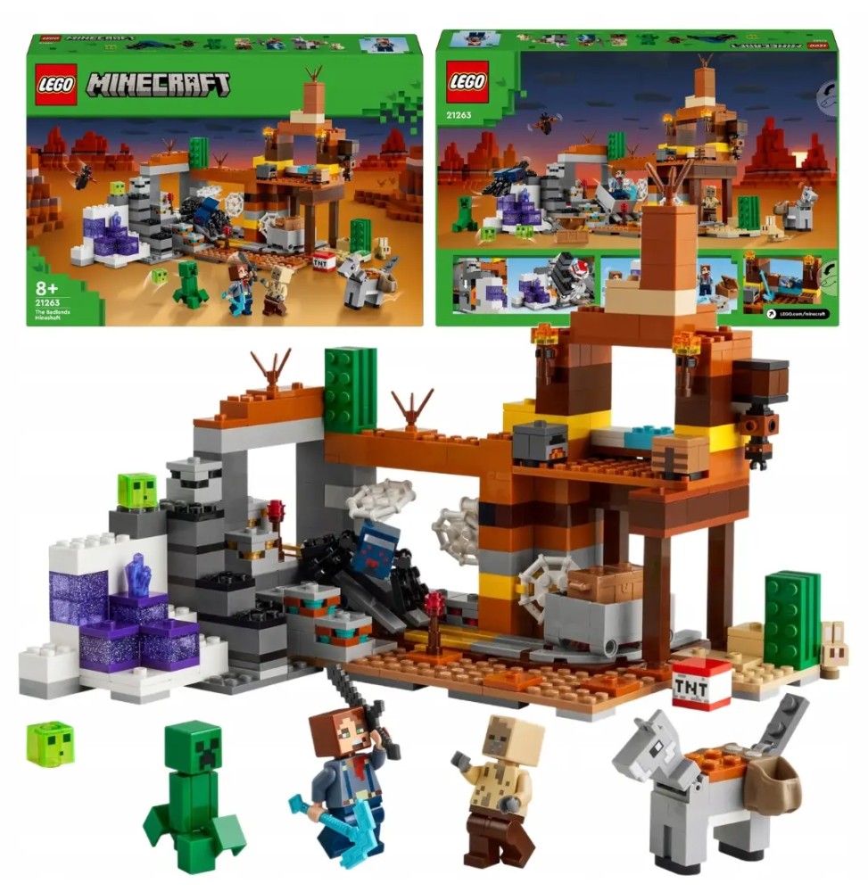 LEGO Minecraft 21263 Mină în Badlands