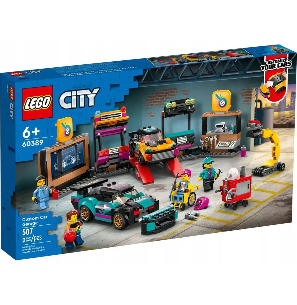 LEGO City 60389 Warsztat Tuningowania Samochodów