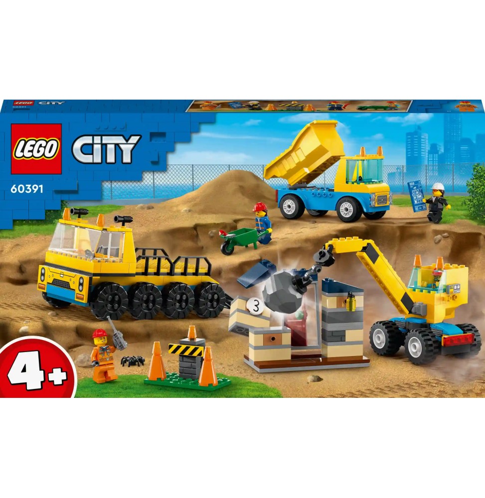 LEGO City Truck and Crane 60391