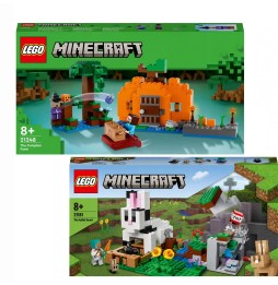 LEGO Minecraft Dyniowa i Królicza farma