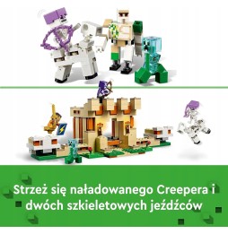 LEGO 21250 Minecraft fortăreața golemului de fier