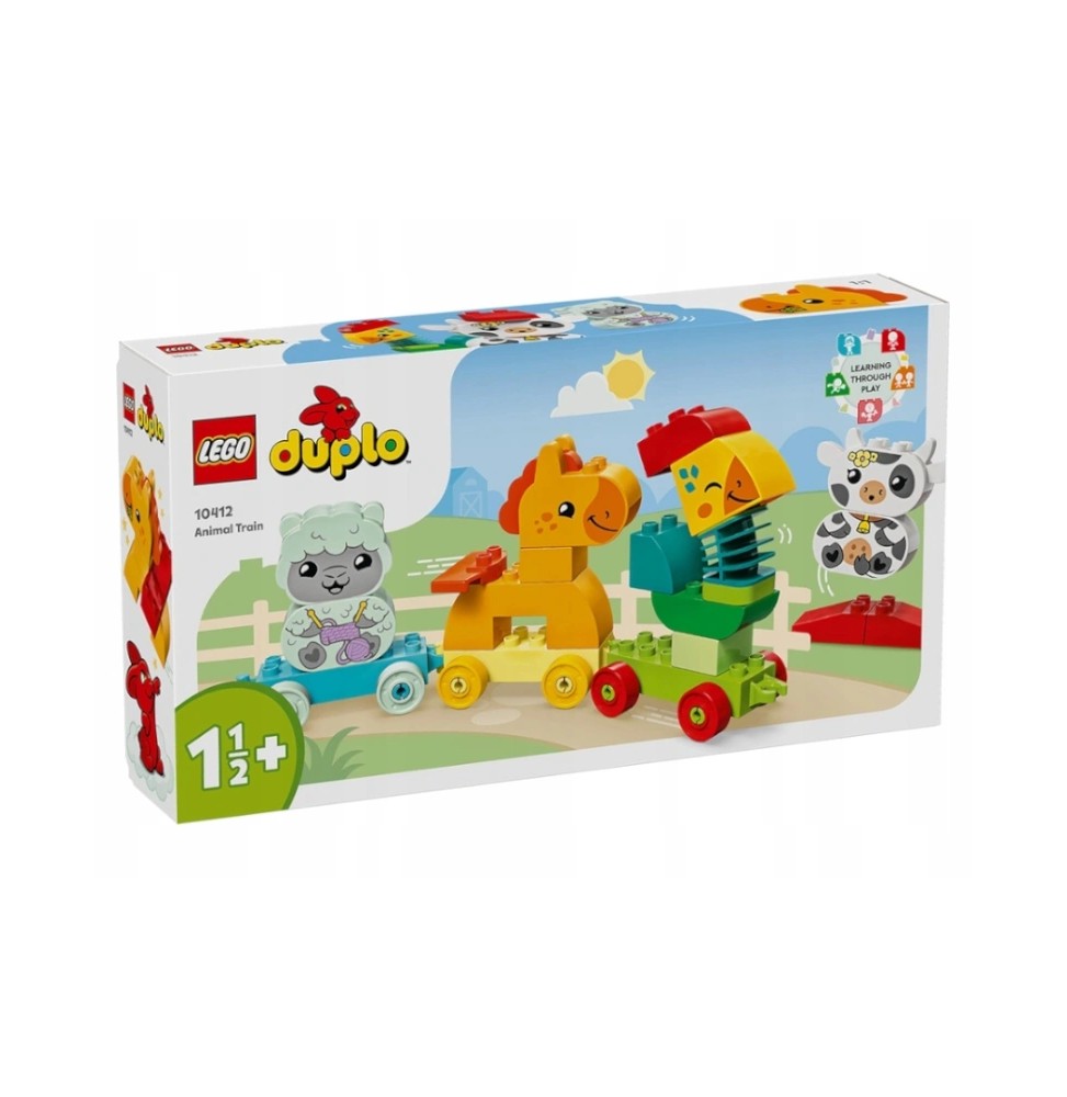 Klocki LEGO Duplo 10412 Pociąg ze zwierzątkami