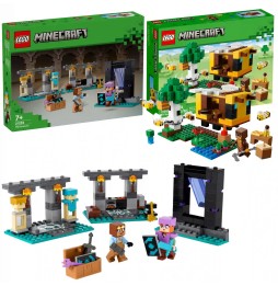 LEGO Minecraft 21252 Zbrojownia Drzwi do Netheru