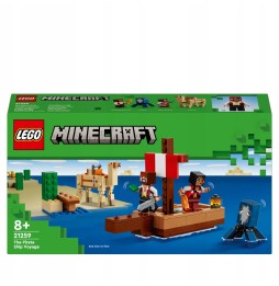 LEGO Minecraft Călătorie cu nava piratului 21259