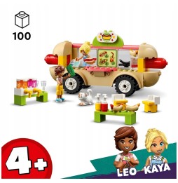 LEGO Friends 42633 Camion de mâncare cu hot dog-uri