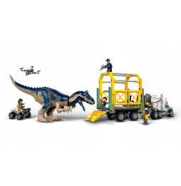 LEGO Jurassic World 76966 ciężarówka allozaura