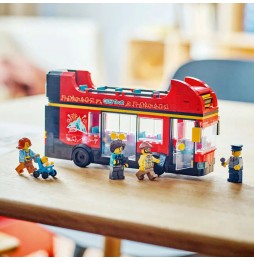 LEGO City 60407 Autobuz turistic roșu