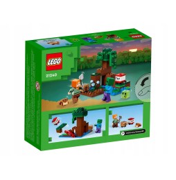 LEGO Minecraft 21240 Aventură în mlaștină