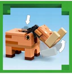 LEGO Minecraft zasadzka w portalu do Netheru