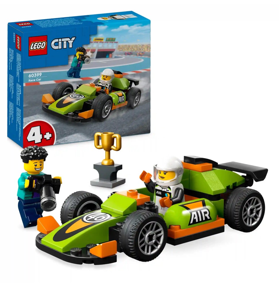 LEGO City Mașină de curse verde 60399