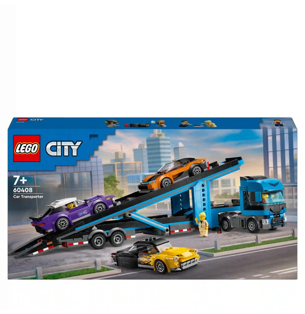 LEGO City platformă cu mașini 60408