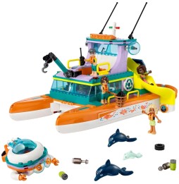 LEGO Friends 41734 Barca de salvare marină