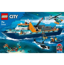 LEGO City 60368 Barca cercetătorului Arctic