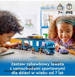 LEGO City platformă cu mașini 60408