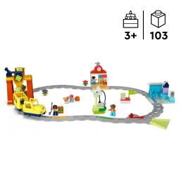 LEGO DUPLO Duży interaktywny pociąg 10428