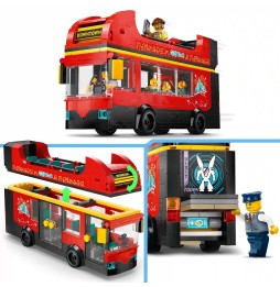 LEGO City 60407 Autobuz turistic roșu