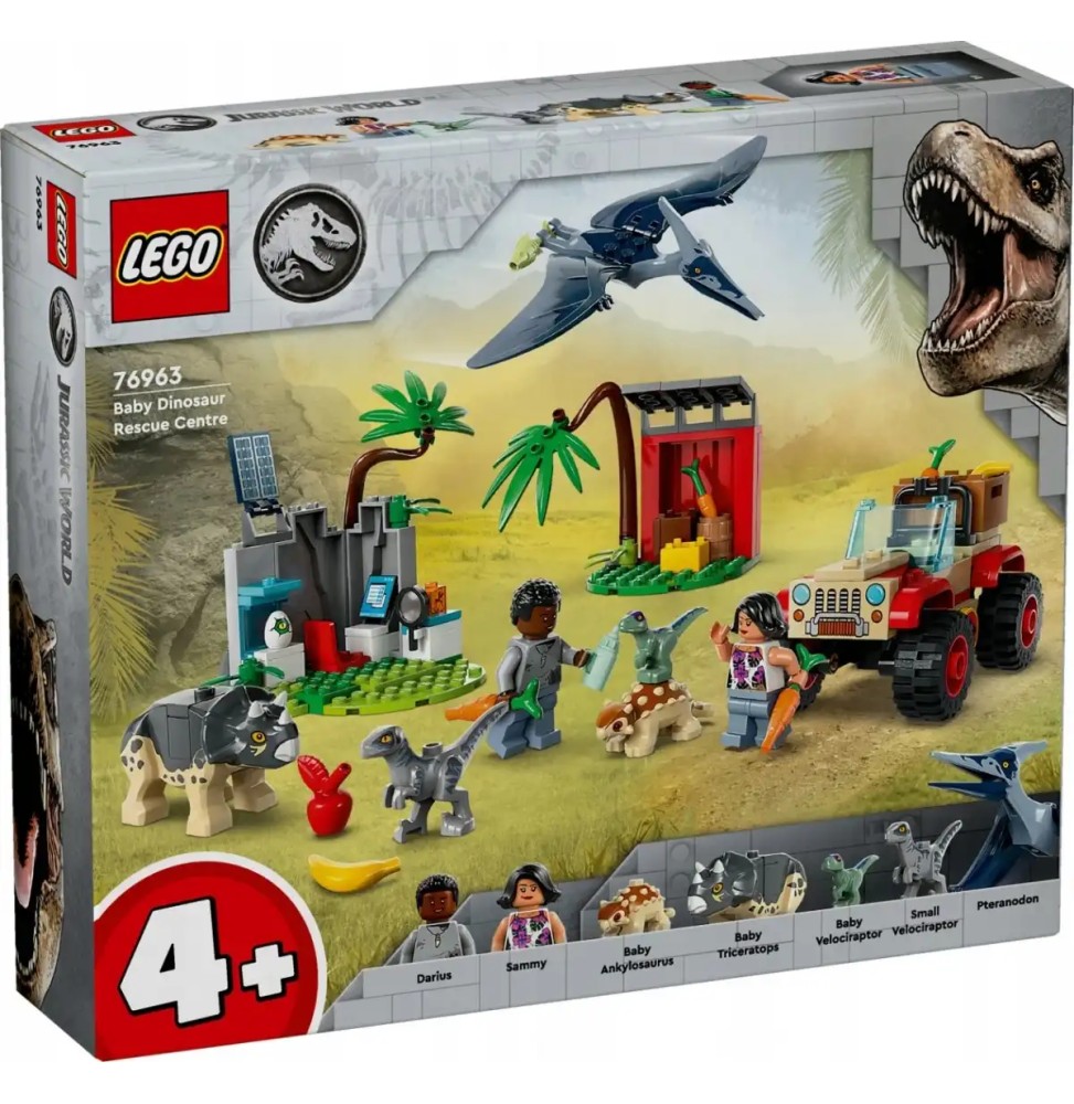 Klocki Jurassic World 76963 Centrum ratunkowe