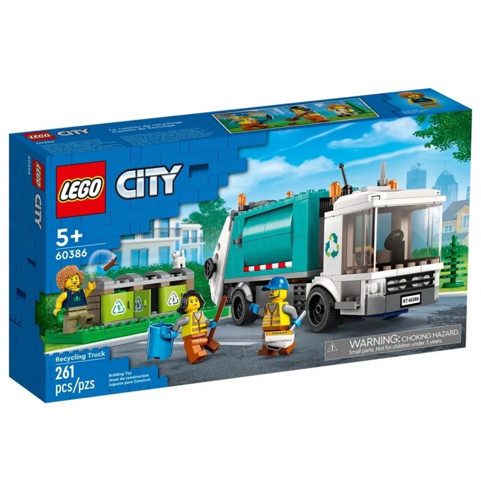 LEGO City 60386 Camion de reciclare