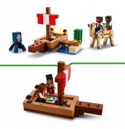 LEGO Minecraft Călătorie cu nava piratului 21259