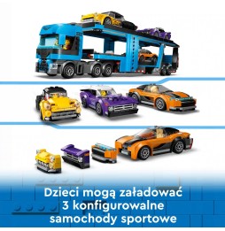 LEGO City platformă cu mașini 60408