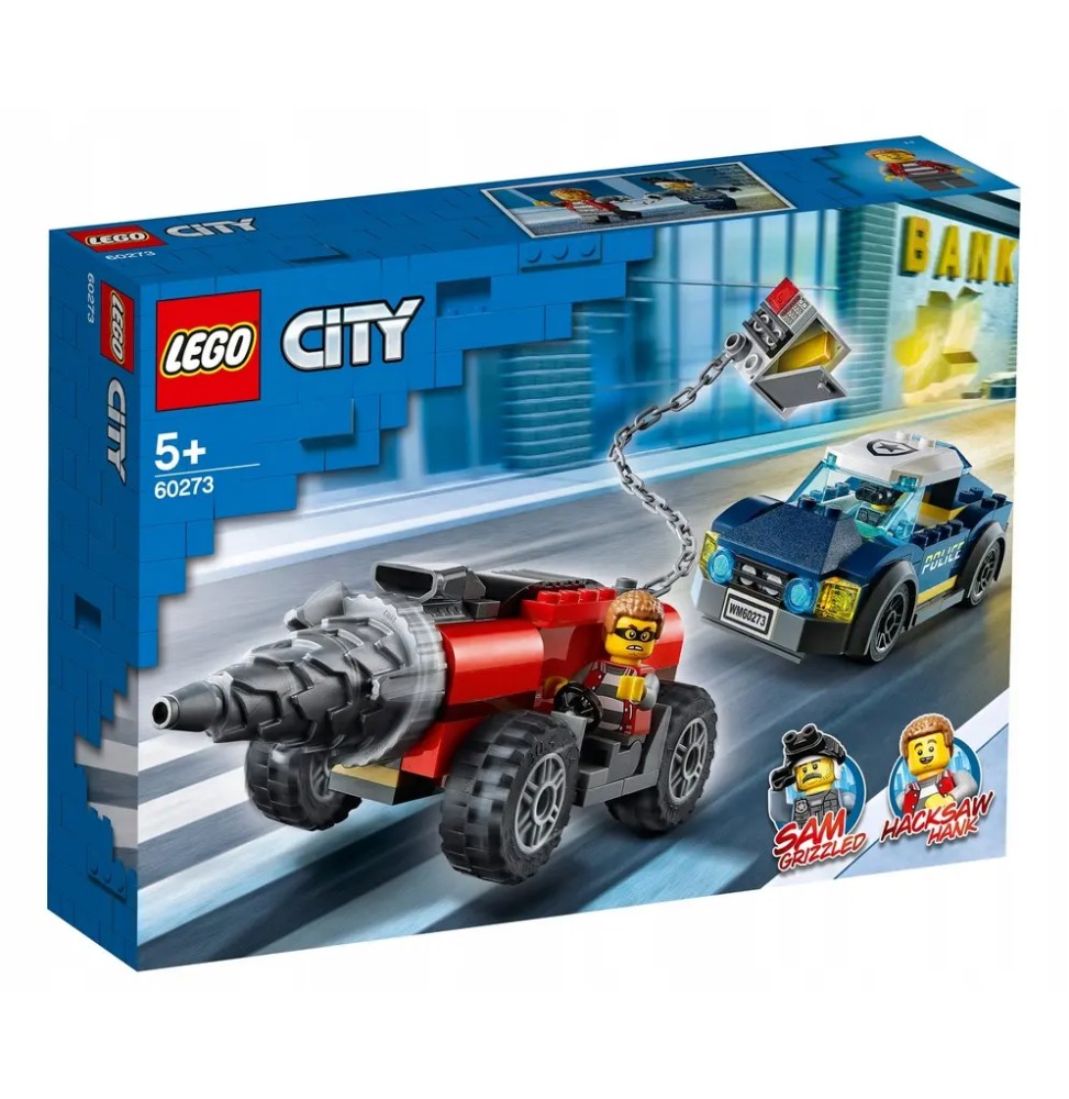 LEGO 60273 Policja: Pościg za Wiertnicą