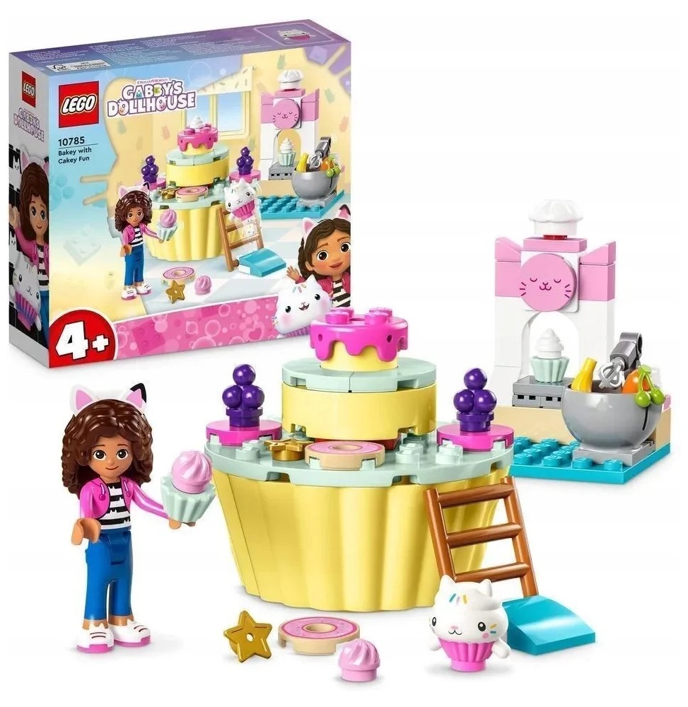 LEGO Gabby's Dollhouse Cake Baking with Cakey