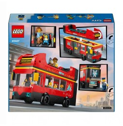 LEGO City 60407 Autobuz turistic roșu