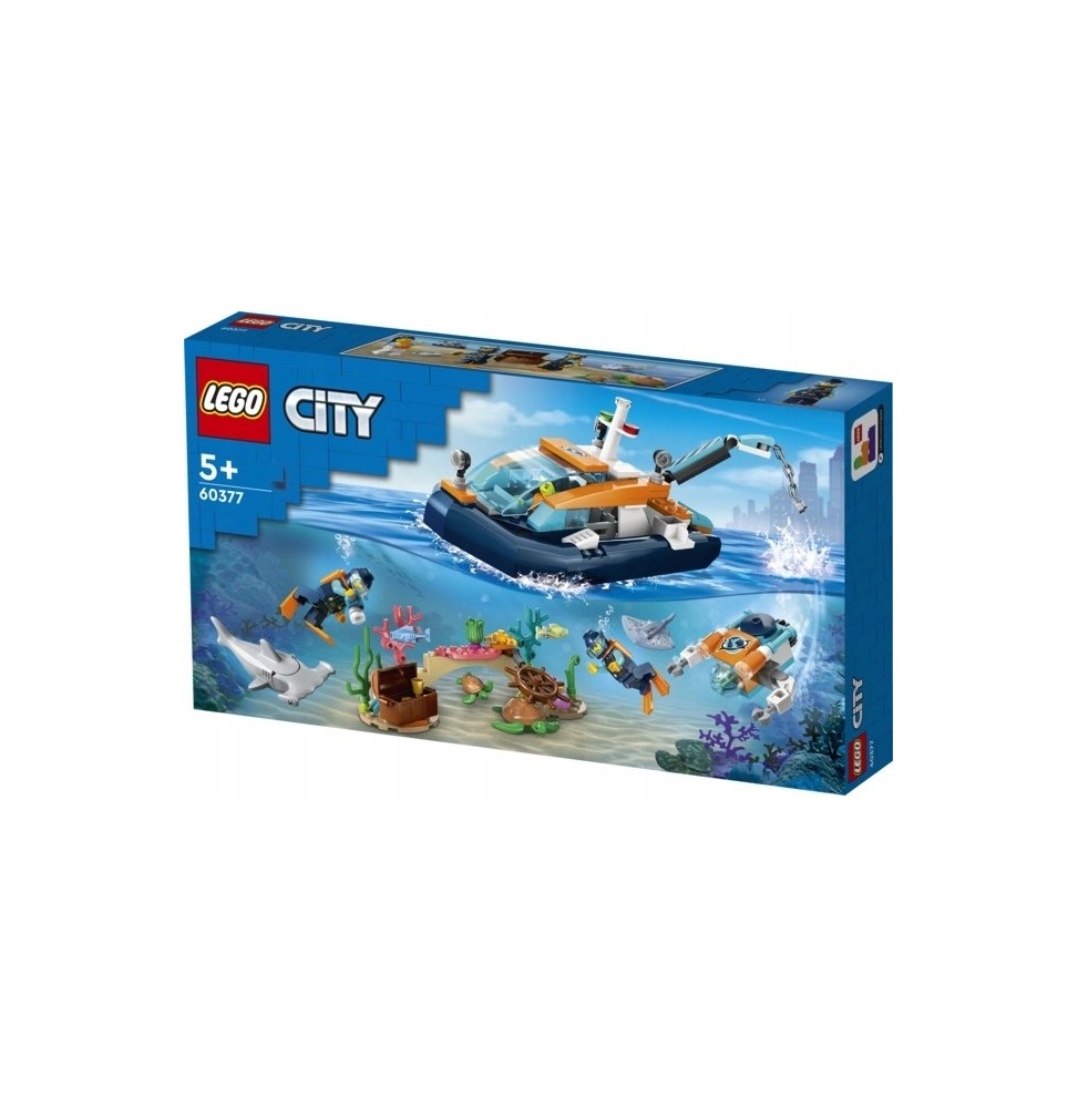 LEGO City Explorer Diver Boat Set 60377