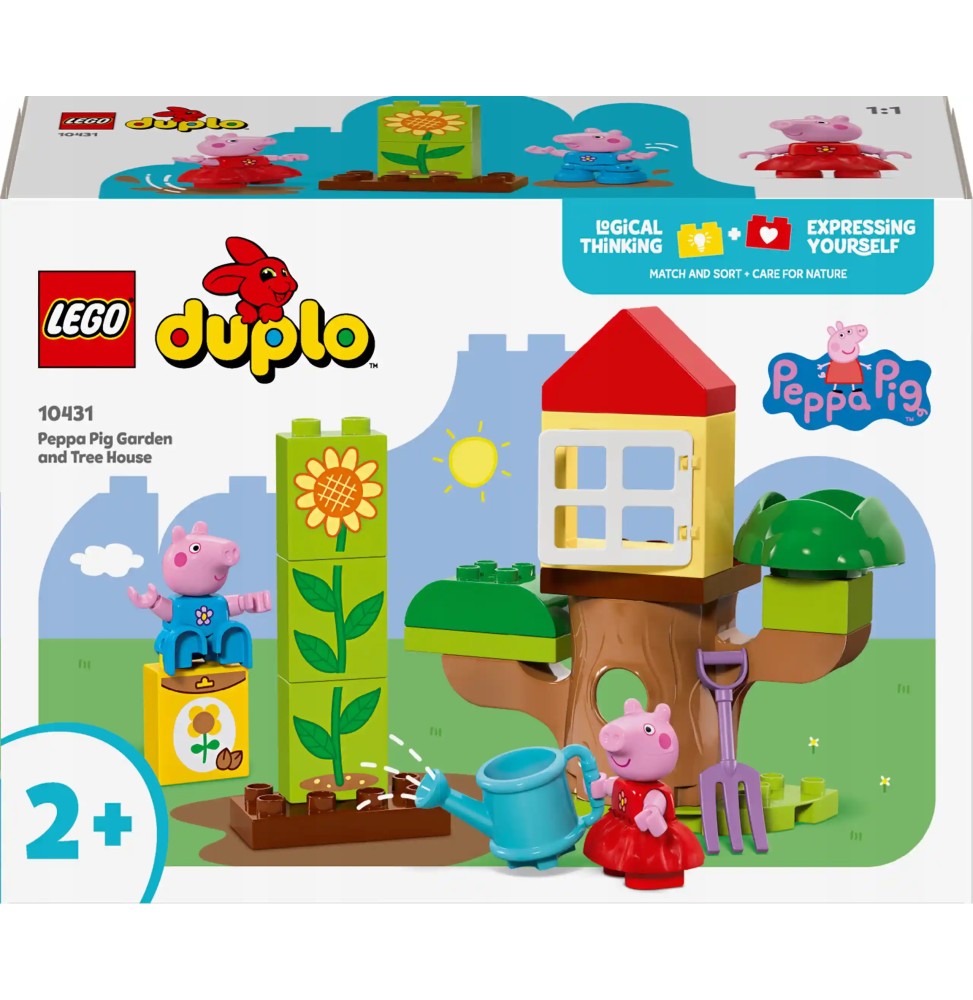 LEGO DUPLO Ogród i domek na drzewie Peppy 10431