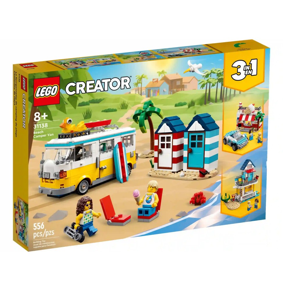 LEGO Creator Camper pe plajă 31138