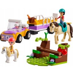 LEGO Friends 42634 Przyczepa na konia i kucyka