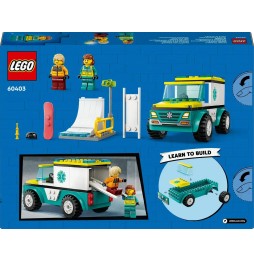 LEGO City 60403 Ambulance and Snowboarder