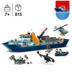 LEGO City 60368 Barca cercetătorului Arctic