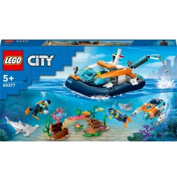 LEGO City Explorer Diver Boat Set 60377