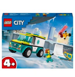 LEGO City 60403 Ambulanță și snowboardist