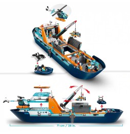 LEGO City 60368 Barca cercetătorului Arctic