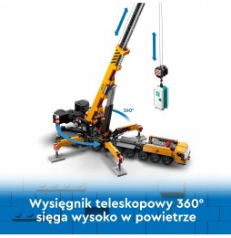 LEGO City Żółty ruchomy żuraw 60409