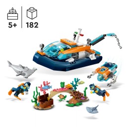 LEGO City Explorer Diver Boat Set 60377