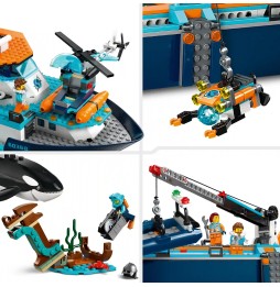 LEGO City 60368 Arctic Explorer Boat