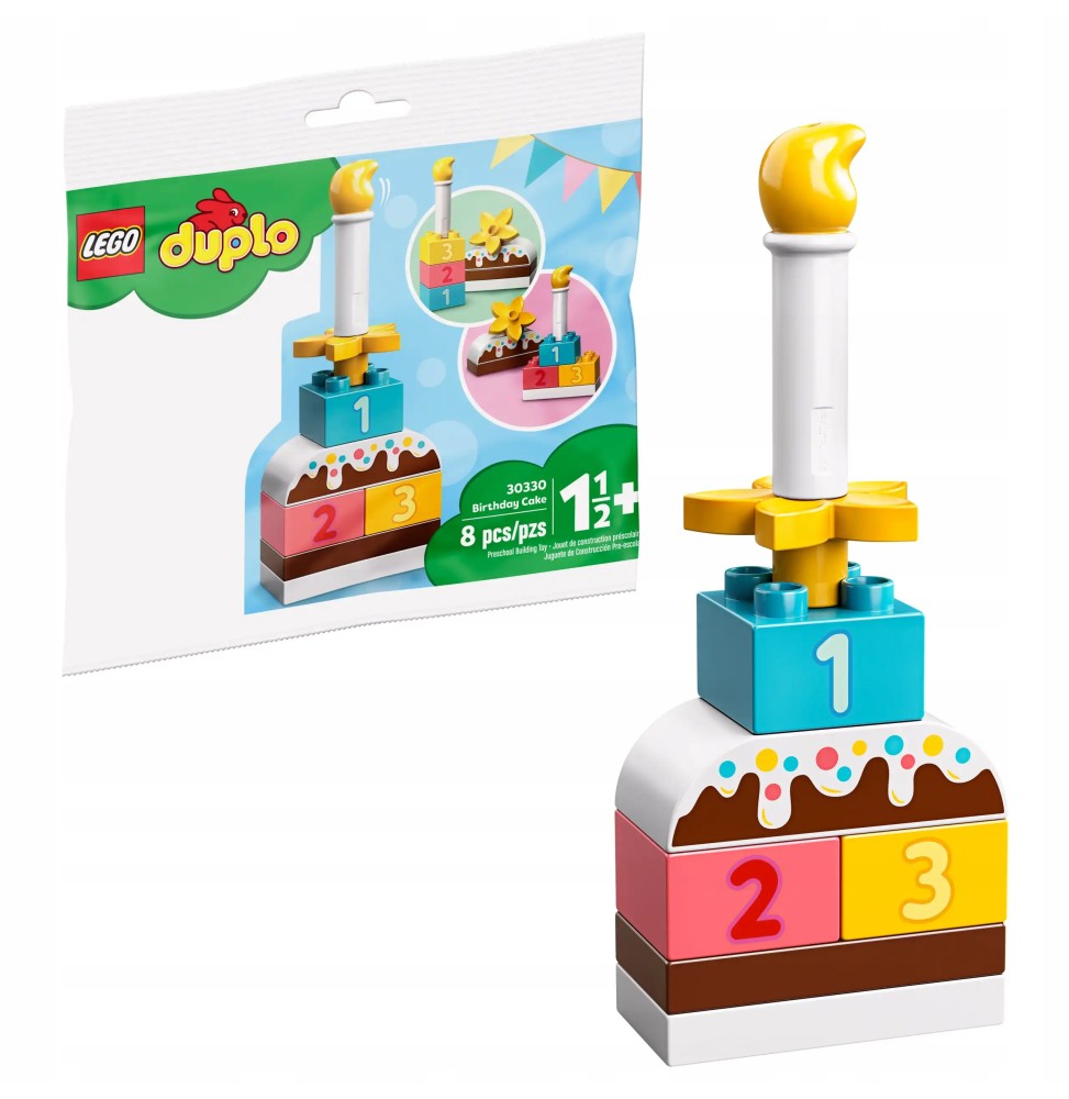 LEGO 30330 Duplo Birthday Cake - 8 Pieces