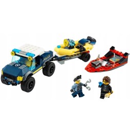 LEGO City 60272 Police Boat Transport Set