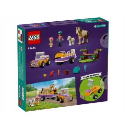 LEGO Friends 42634 Przyczepa na konia i kucyka